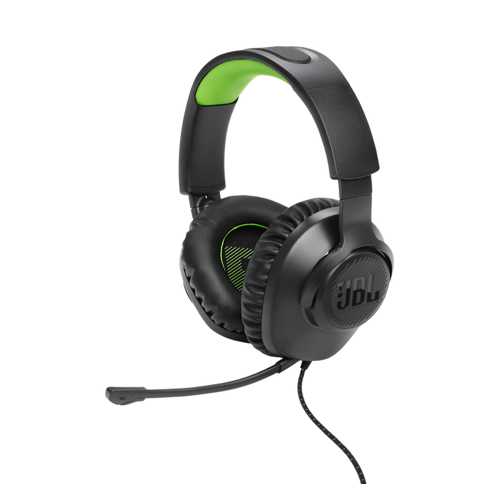 JBL Quantum 100X Console - Black - Wired over-ear gaming headset with a detachable mic - Detailshot 3 image number null